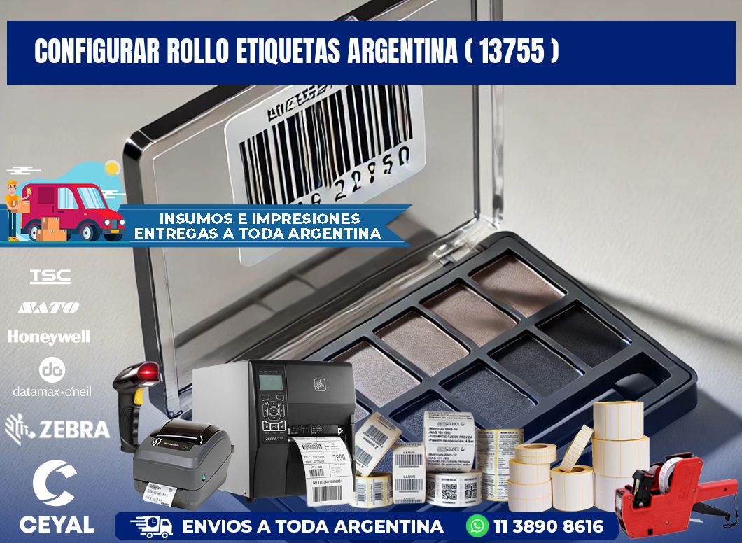 CONFIGURAR ROLLO ETIQUETAS ARGENTINA ( 13755 )