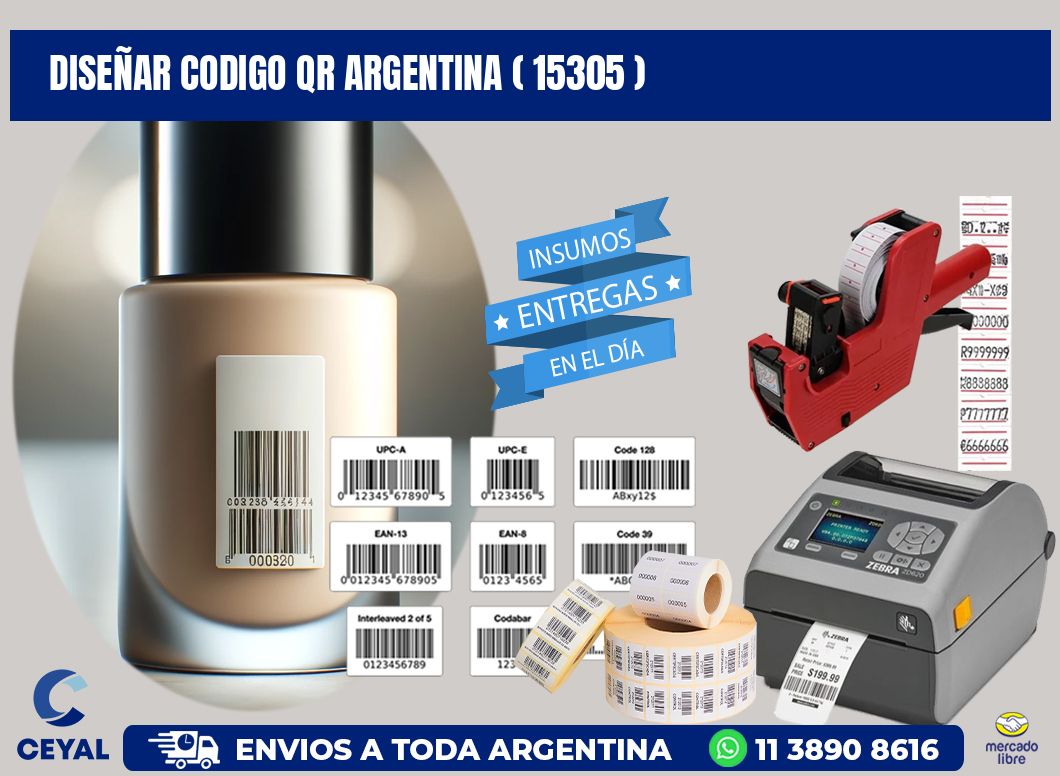 DISEÑAR CODIGO QR ARGENTINA ( 15305 )