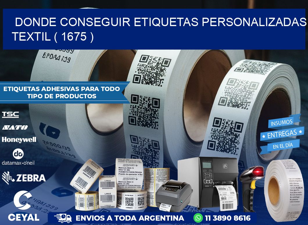 DONDE CONSEGUIR ETIQUETAS PERSONALIZADAS TEXTIL ( 1675 )