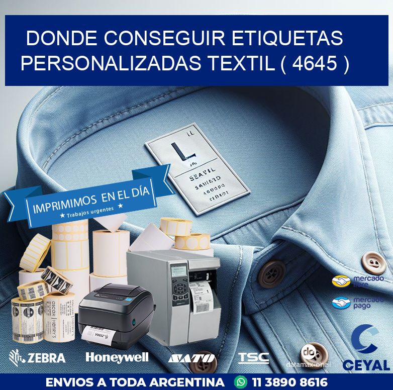 DONDE CONSEGUIR ETIQUETAS PERSONALIZADAS TEXTIL ( 4645 )