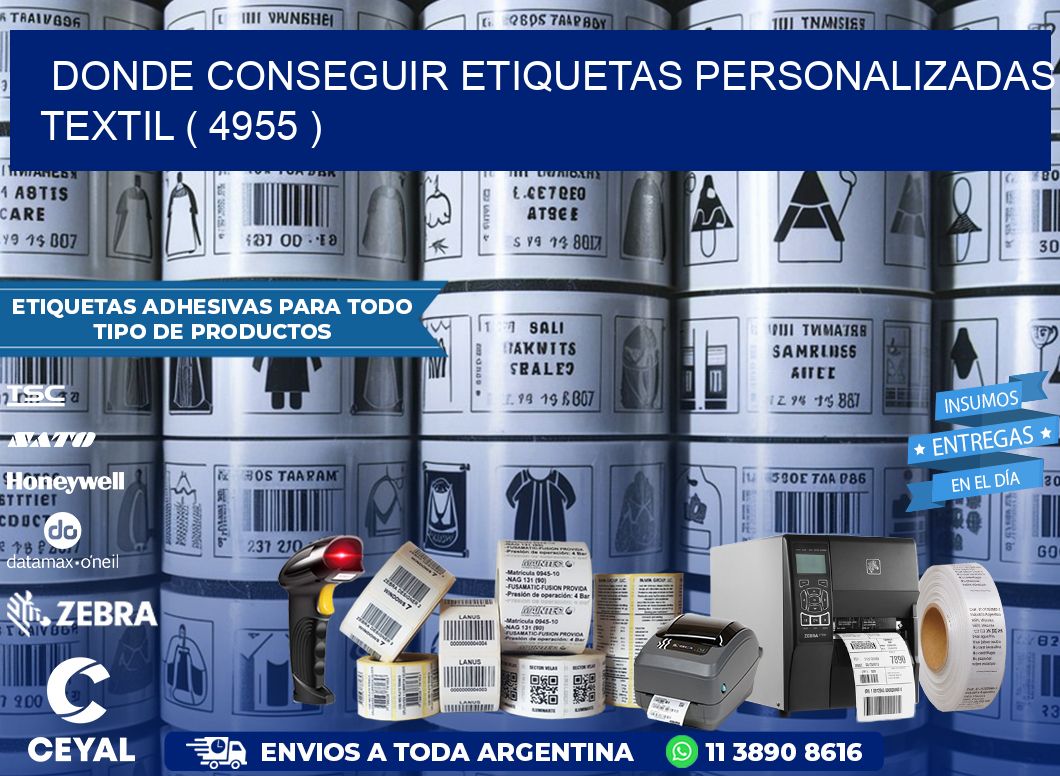 DONDE CONSEGUIR ETIQUETAS PERSONALIZADAS TEXTIL ( 4955 )
