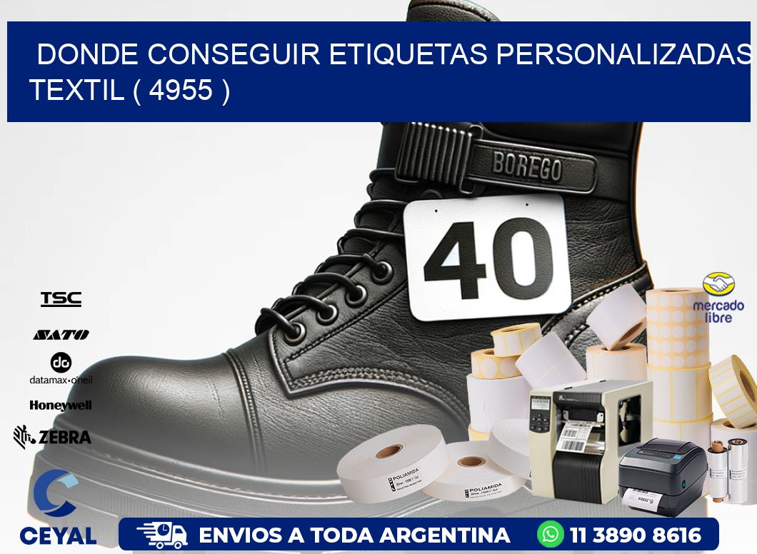 DONDE CONSEGUIR ETIQUETAS PERSONALIZADAS TEXTIL ( 4955 )
