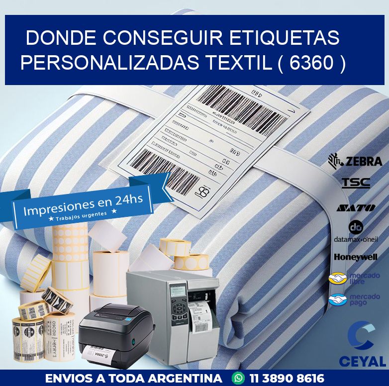 DONDE CONSEGUIR ETIQUETAS PERSONALIZADAS TEXTIL ( 6360 )