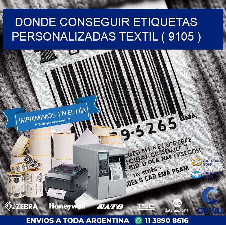 DONDE CONSEGUIR ETIQUETAS PERSONALIZADAS TEXTIL ( 9105 )
