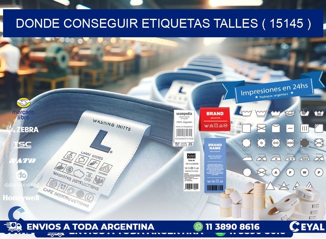 DONDE CONSEGUIR ETIQUETAS TALLES ( 15145 )
