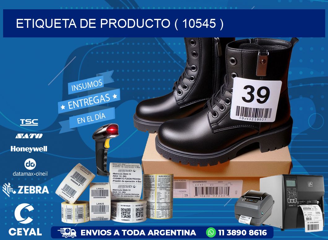 ETIQUETA DE PRODUCTO ( 10545 )