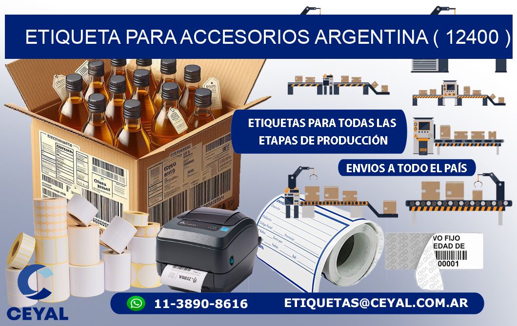 ETIQUETA PARA ACCESORIOS ARGENTINA ( 12400 )