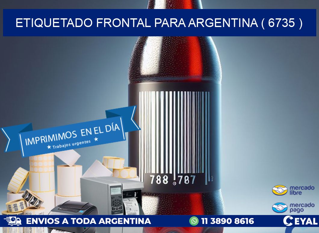 ETIQUETADO FRONTAL PARA ARGENTINA ( 6735 )