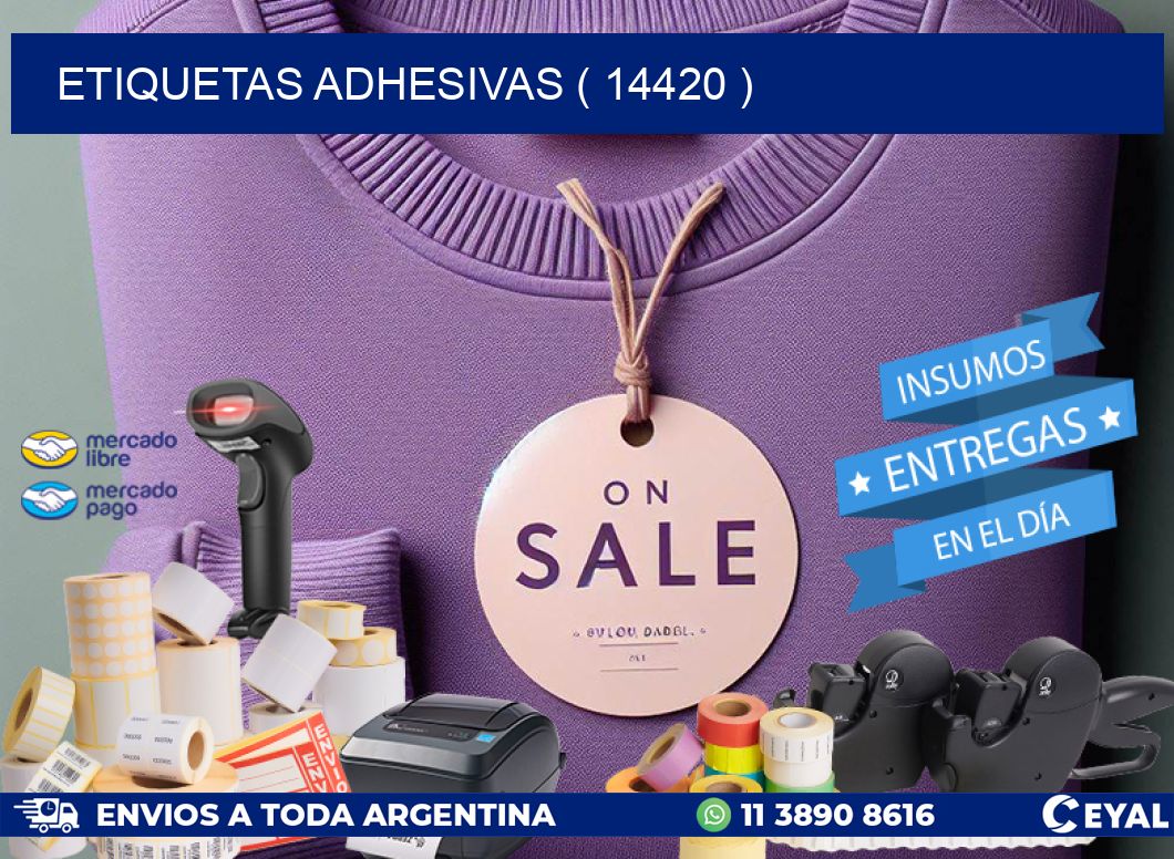 ETIQUETAS ADHESIVAS ( 14420 )