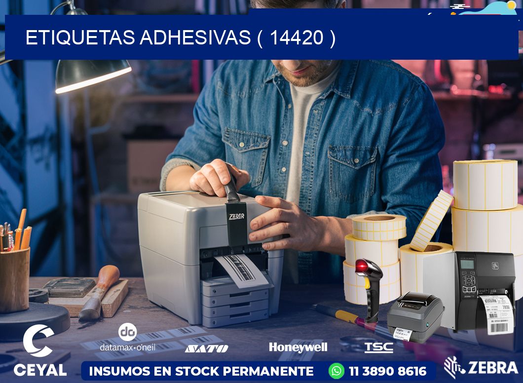 ETIQUETAS ADHESIVAS ( 14420 )