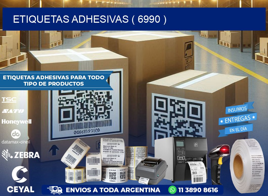 ETIQUETAS ADHESIVAS ( 6990 )