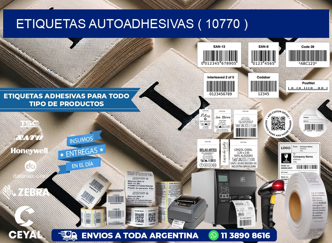 ETIQUETAS AUTOADHESIVAS ( 10770 )