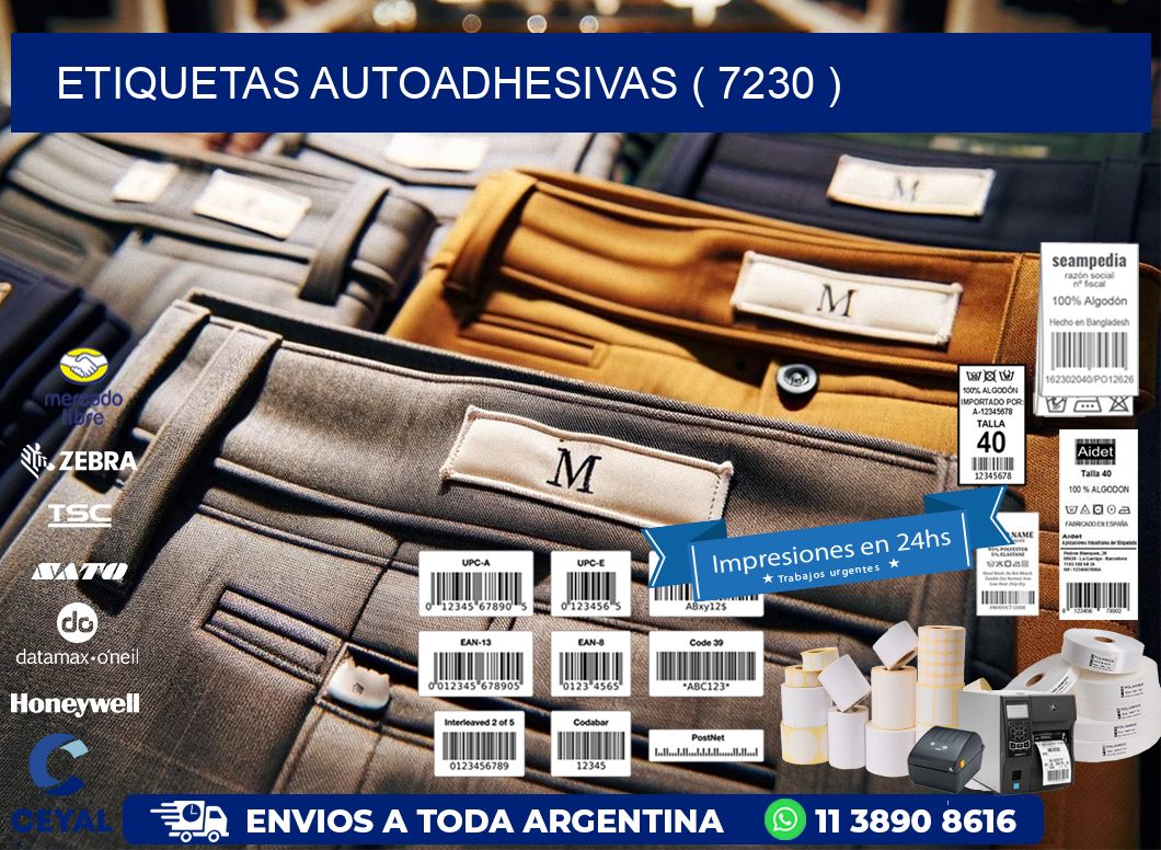 ETIQUETAS AUTOADHESIVAS ( 7230 )