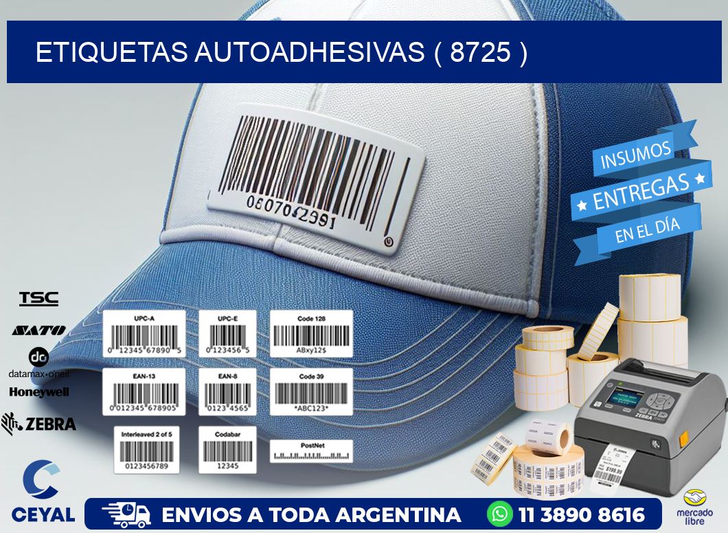 ETIQUETAS AUTOADHESIVAS ( 8725 )