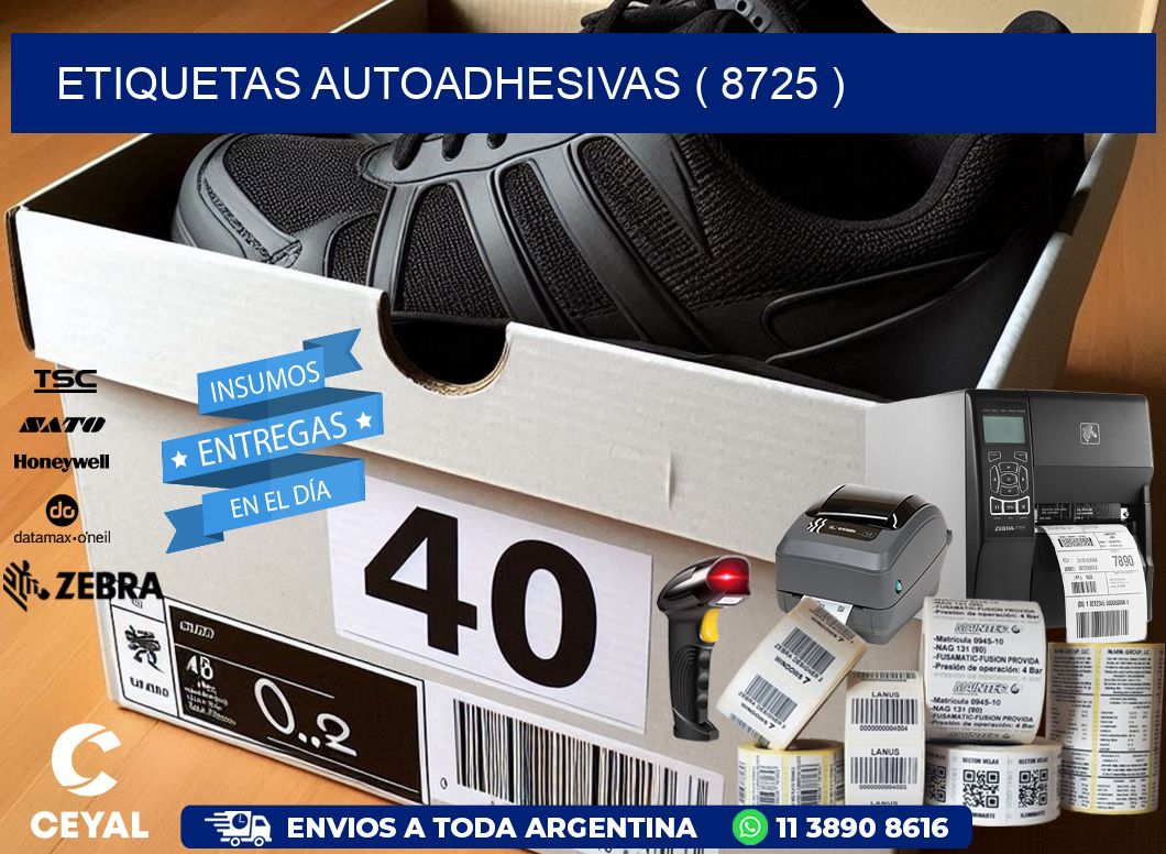 ETIQUETAS AUTOADHESIVAS ( 8725 )