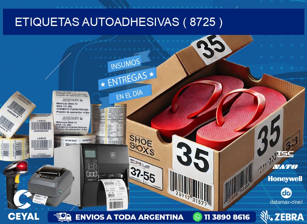 ETIQUETAS AUTOADHESIVAS ( 8725 )