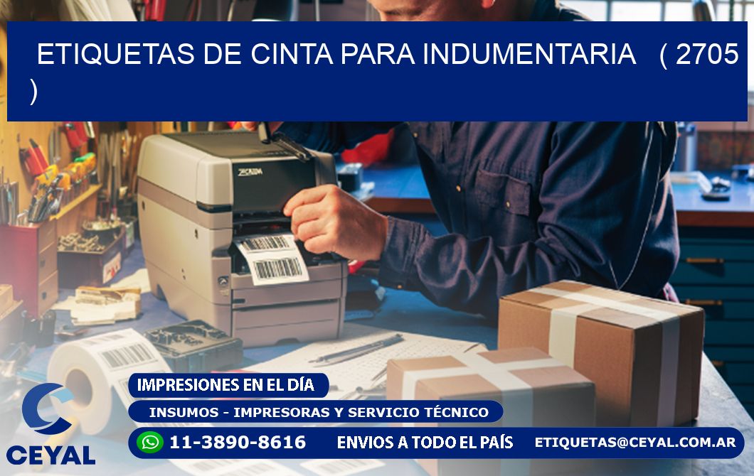 ETIQUETAS DE CINTA PARA INDUMENTARIA   ( 2705 )