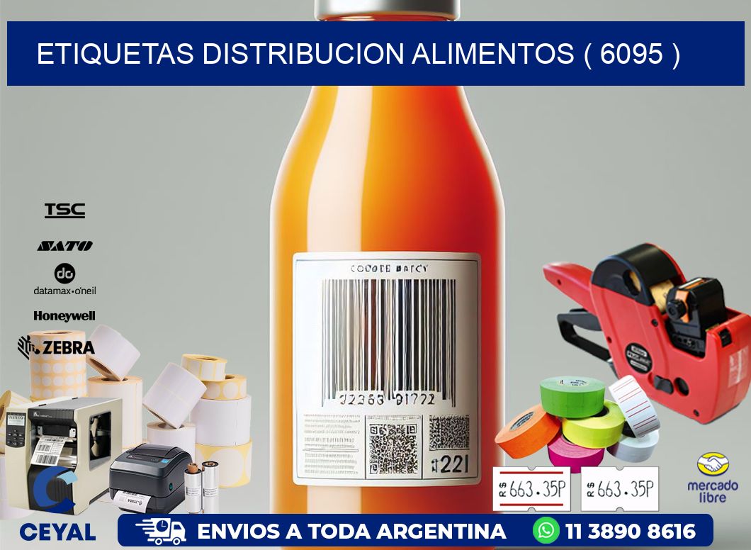 ETIQUETAS DISTRIBUCION ALIMENTOS ( 6095 )