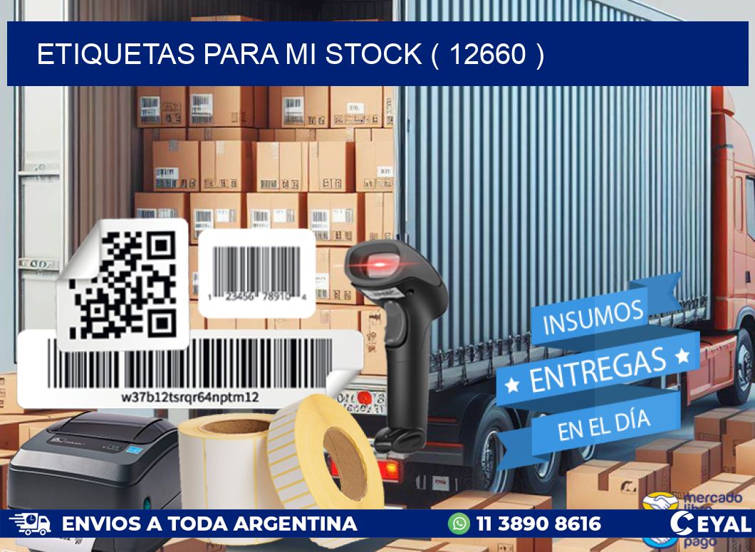 ETIQUETAS PARA MI STOCK ( 12660 )