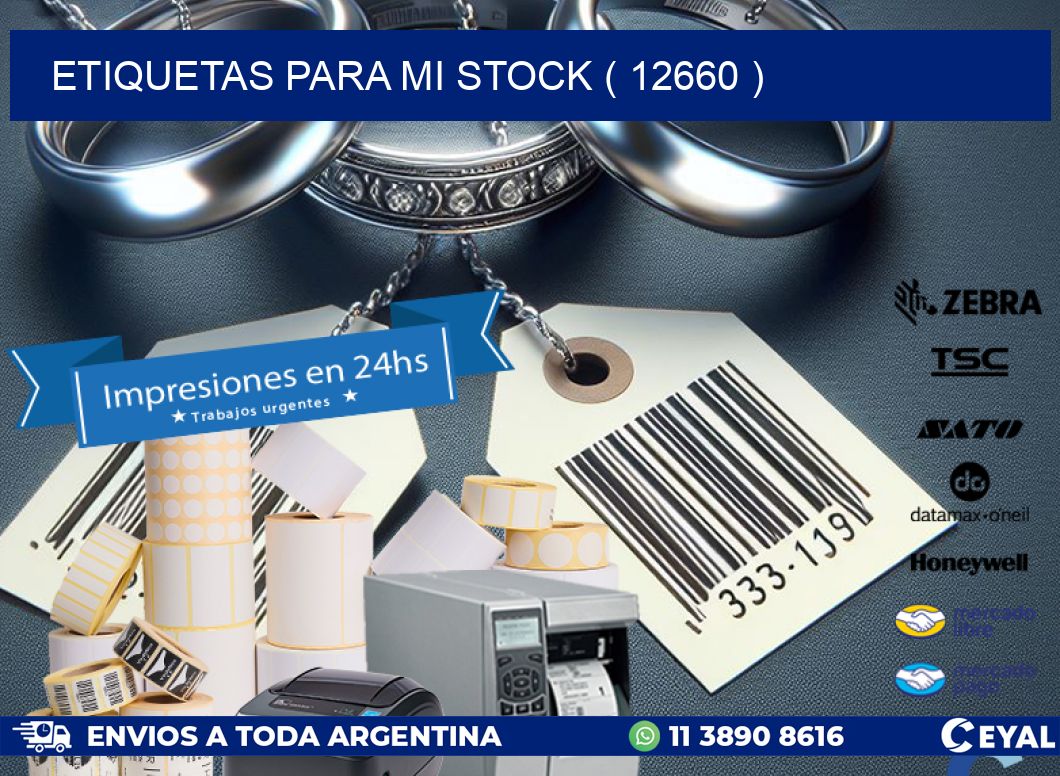 ETIQUETAS PARA MI STOCK ( 12660 )