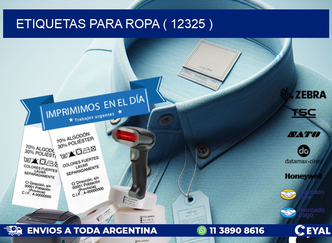 ETIQUETAS PARA ROPA ( 12325 )