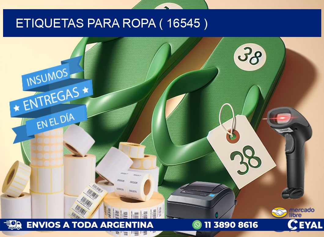 ETIQUETAS PARA ROPA ( 16545 )
