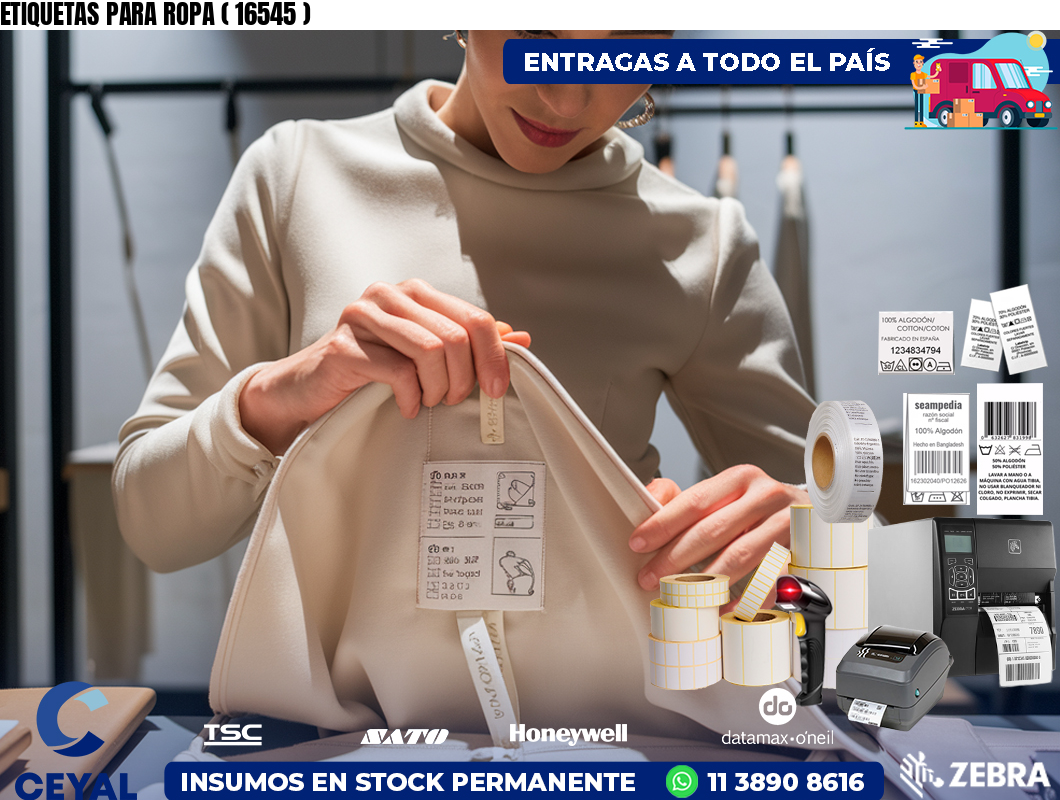 ETIQUETAS PARA ROPA ( 16545 )