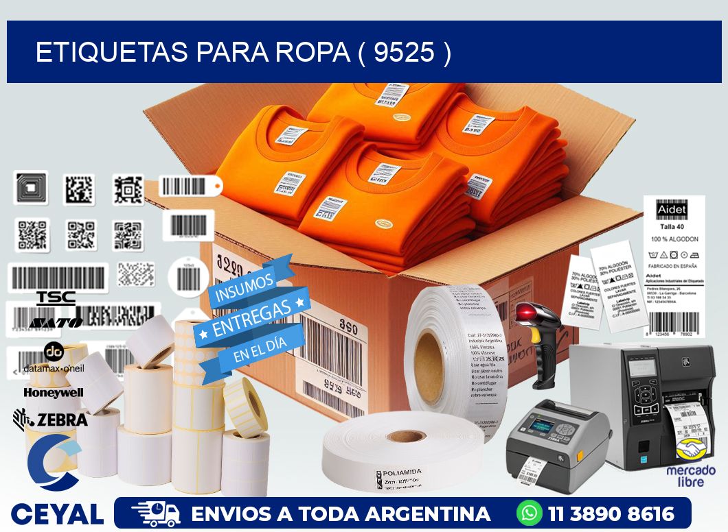 ETIQUETAS PARA ROPA ( 9525 )