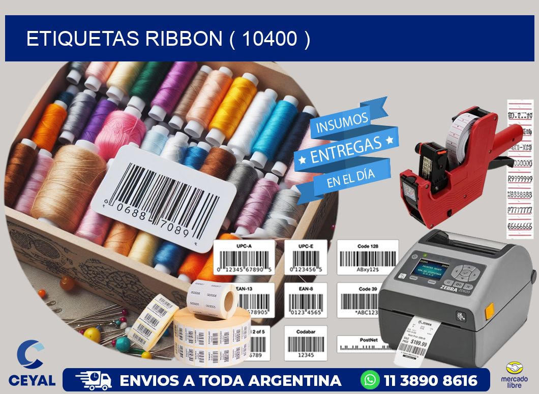 ETIQUETAS RIBBON ( 10400 )