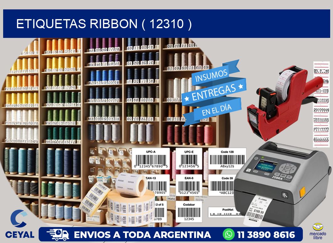 ETIQUETAS RIBBON ( 12310 )