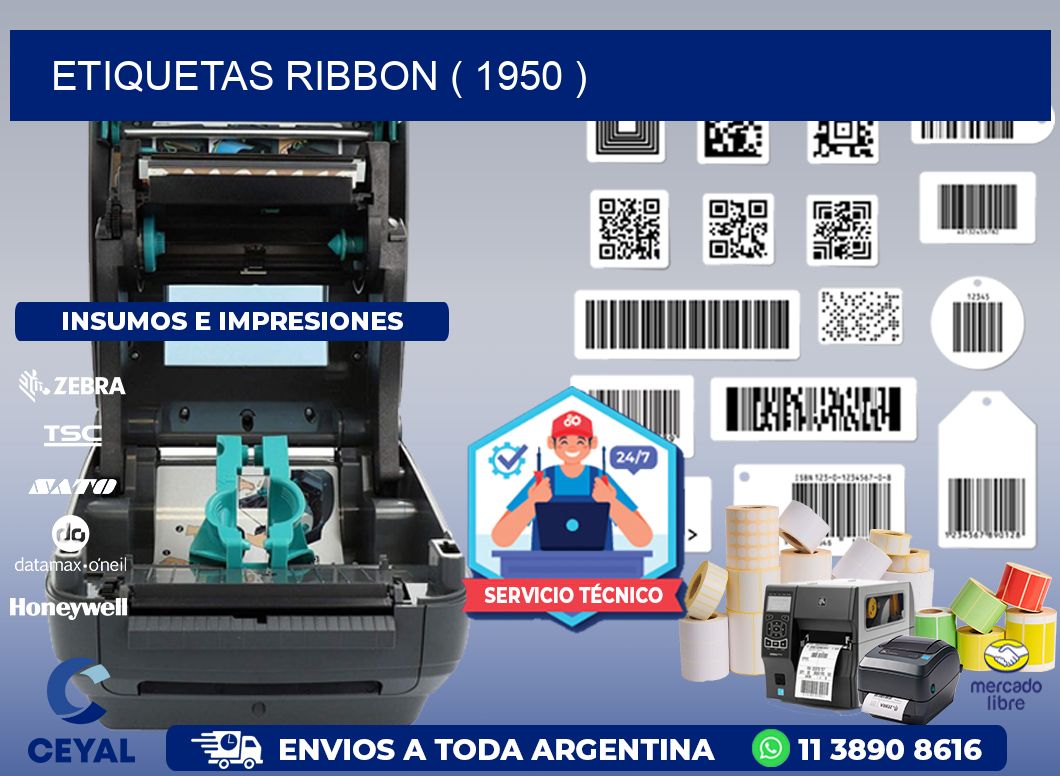 ETIQUETAS RIBBON ( 1950 )