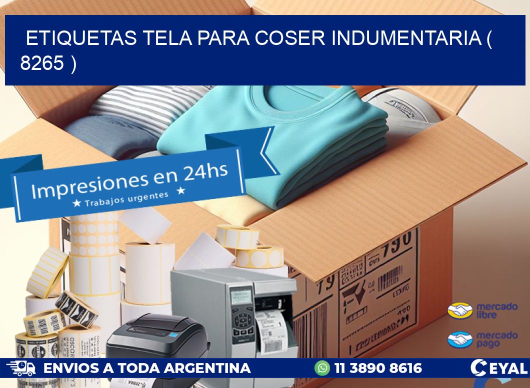 ETIQUETAS TELA PARA COSER INDUMENTARIA ( 8265 )