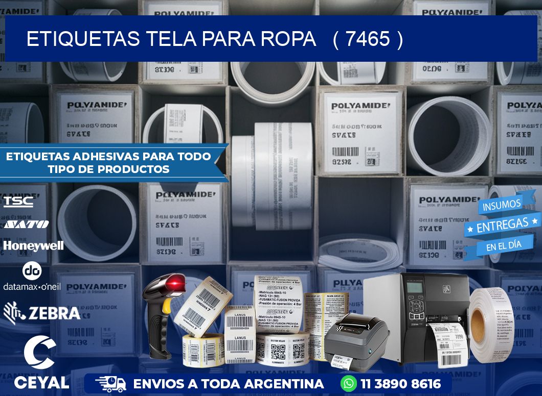 ETIQUETAS TELA PARA ROPA   ( 7465 )