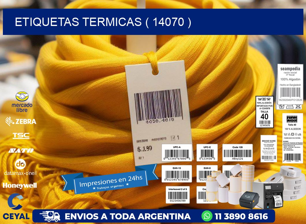 ETIQUETAS TERMICAS ( 14070 )