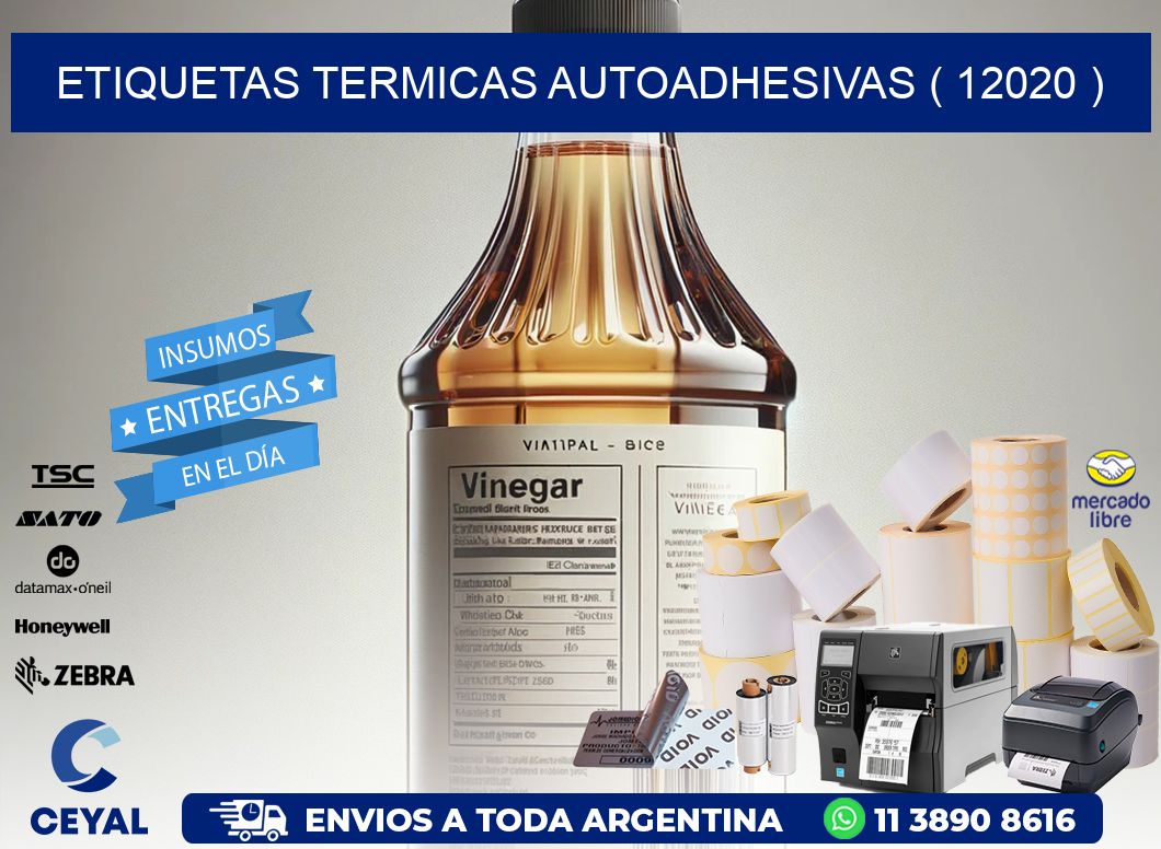 ETIQUETAS TERMICAS AUTOADHESIVAS ( 12020 )
