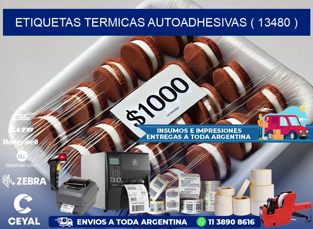 ETIQUETAS TERMICAS AUTOADHESIVAS ( 13480 )