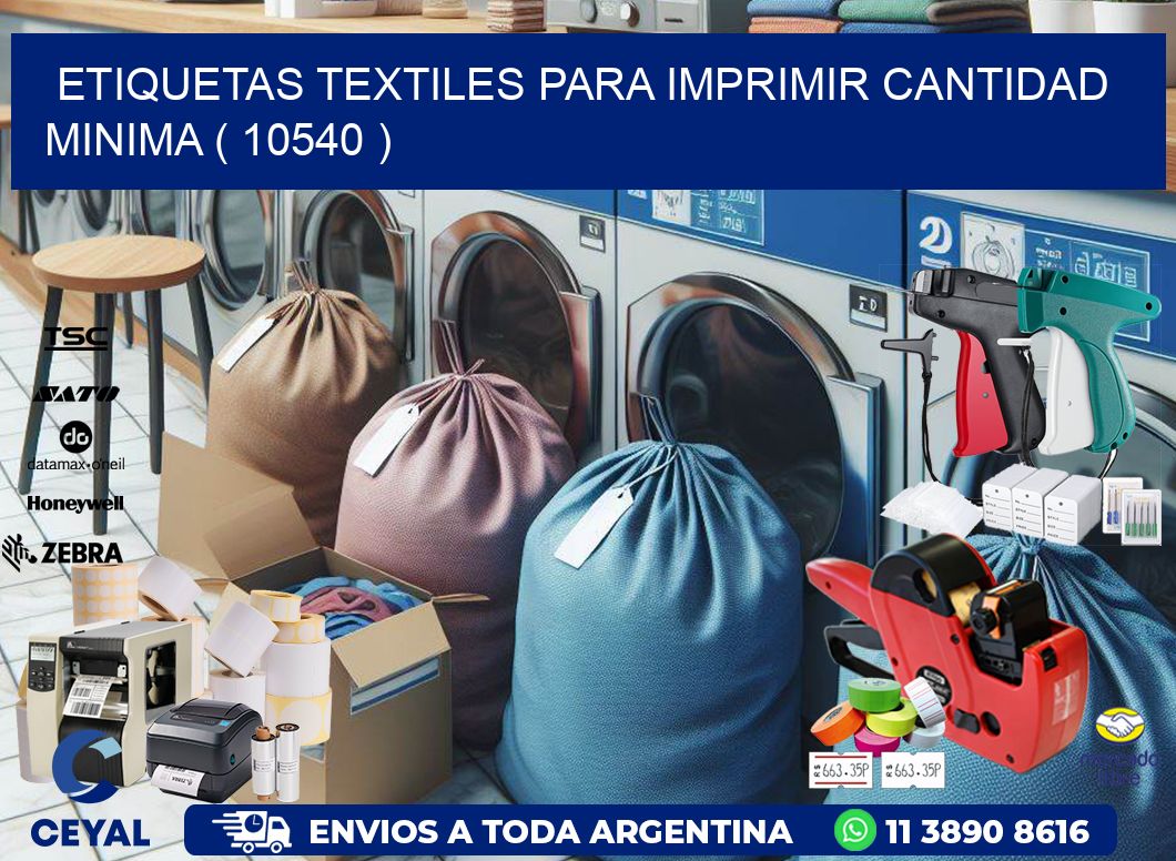 ETIQUETAS TEXTILES PARA IMPRIMIR CANTIDAD MINIMA ( 10540 )