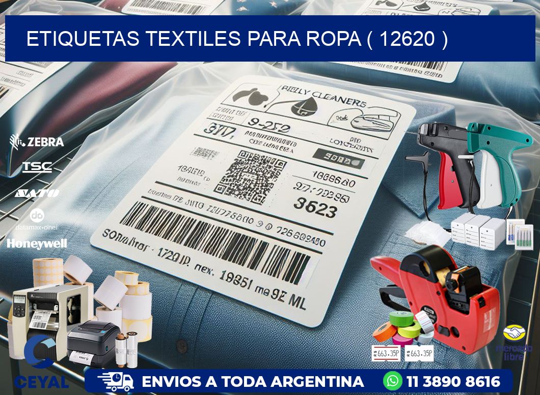 ETIQUETAS TEXTILES PARA ROPA ( 12620 )