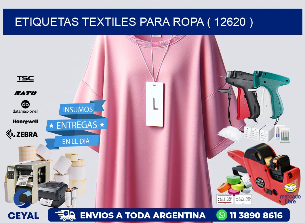 ETIQUETAS TEXTILES PARA ROPA ( 12620 )