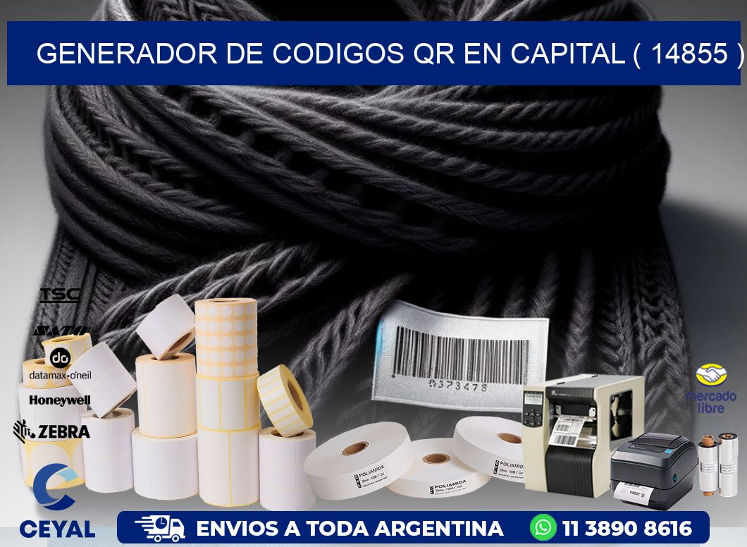 GENERADOR DE CODIGOS QR EN CAPITAL ( 14855 )