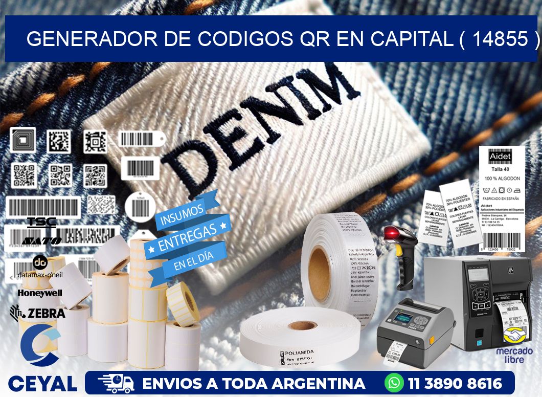 GENERADOR DE CODIGOS QR EN CAPITAL ( 14855 )