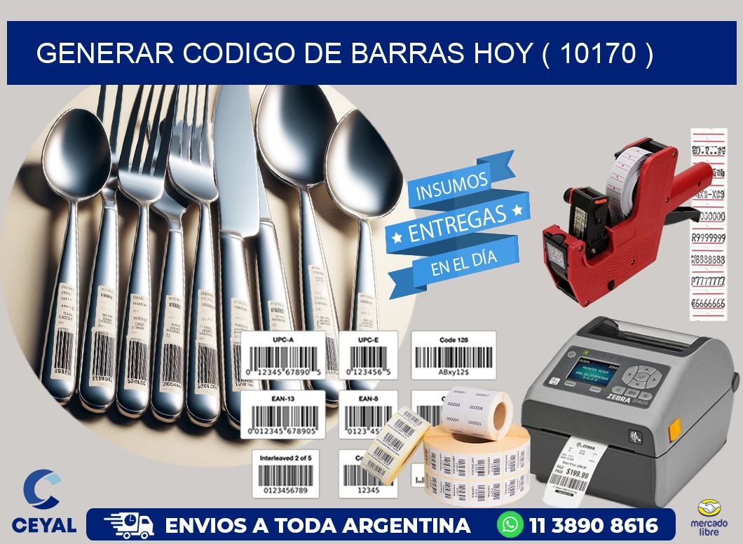 GENERAR CODIGO DE BARRAS HOY ( 10170 )