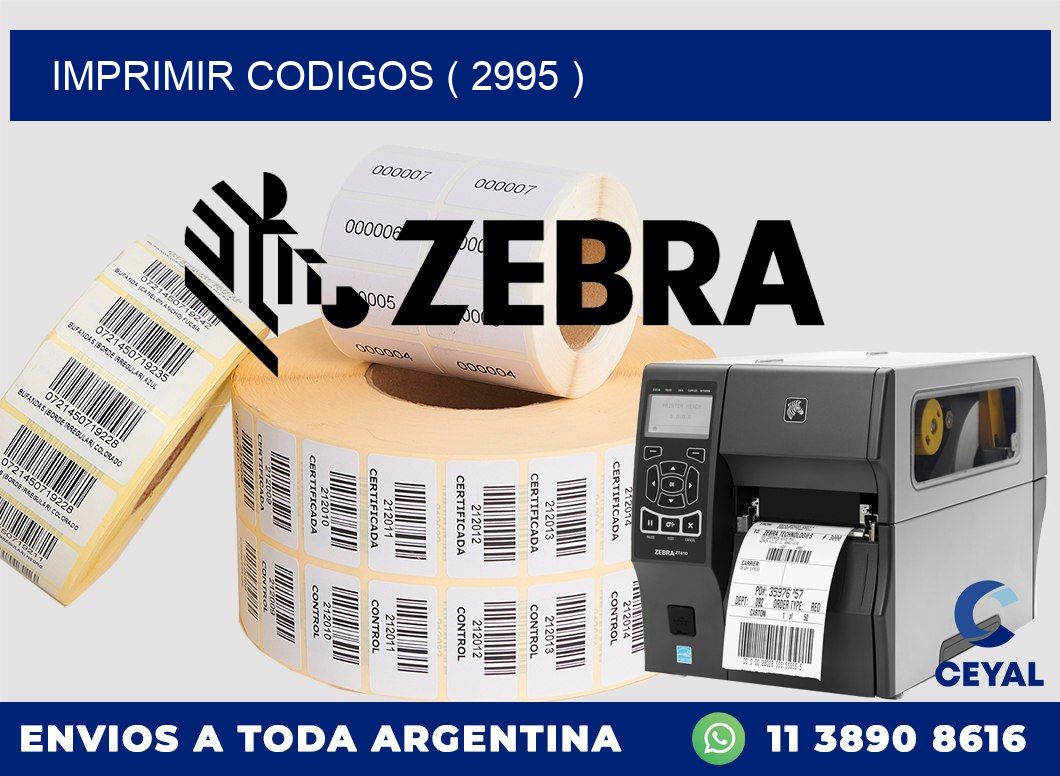 IMPRIMIR CODIGOS ( 2995 )