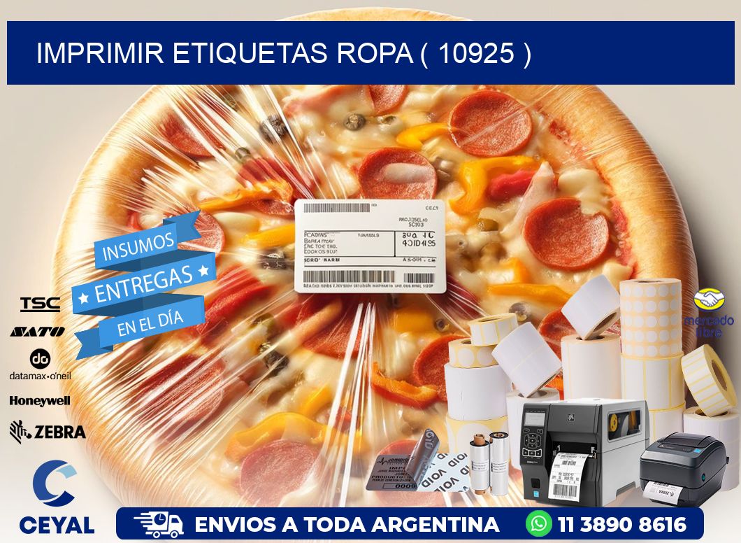 IMPRIMIR ETIQUETAS ROPA ( 10925 )