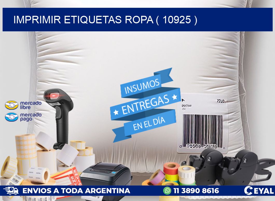 IMPRIMIR ETIQUETAS ROPA ( 10925 )