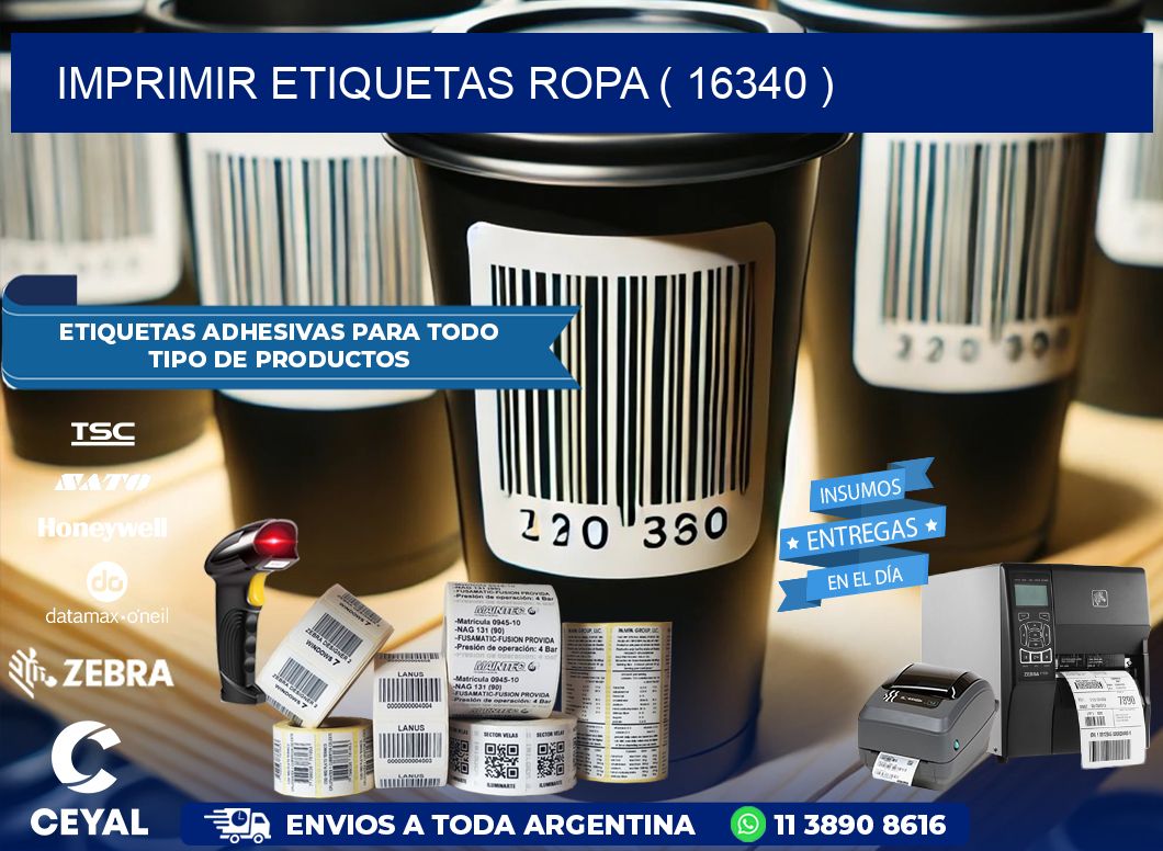 IMPRIMIR ETIQUETAS ROPA ( 16340 )