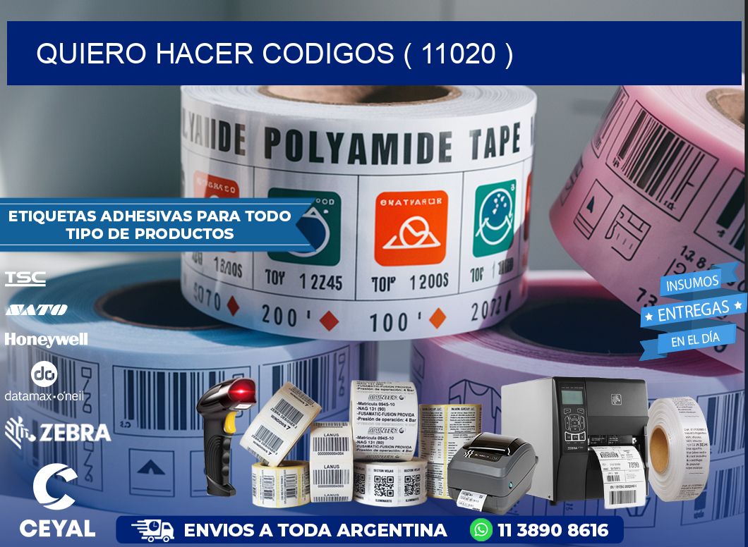 QUIERO HACER CODIGOS ( 11020 )