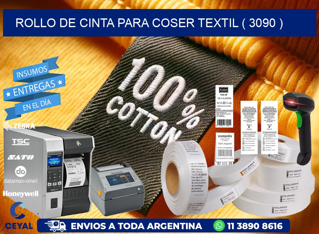 ROLLO DE CINTA PARA COSER TEXTIL ( 3090 )