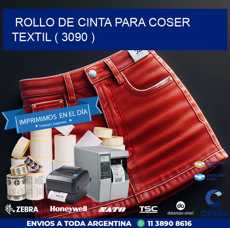 ROLLO DE CINTA PARA COSER TEXTIL ( 3090 )
