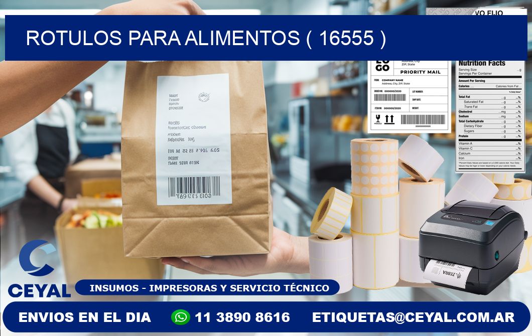 ROTULOS PARA ALIMENTOS ( 16555 )